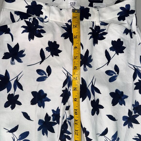 GAP Womens 2 Pants Floral Businesses Causal Stretch Soft Signature Skinny Ankle - Picture 6 of 11